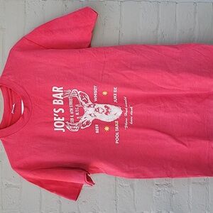 Joe's Bar Vintage T Shirt 520 E 6th St NYC No Holes Cool Piece Of Nostalgia Sz L